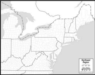 MAPS TO PRINT Northeast US